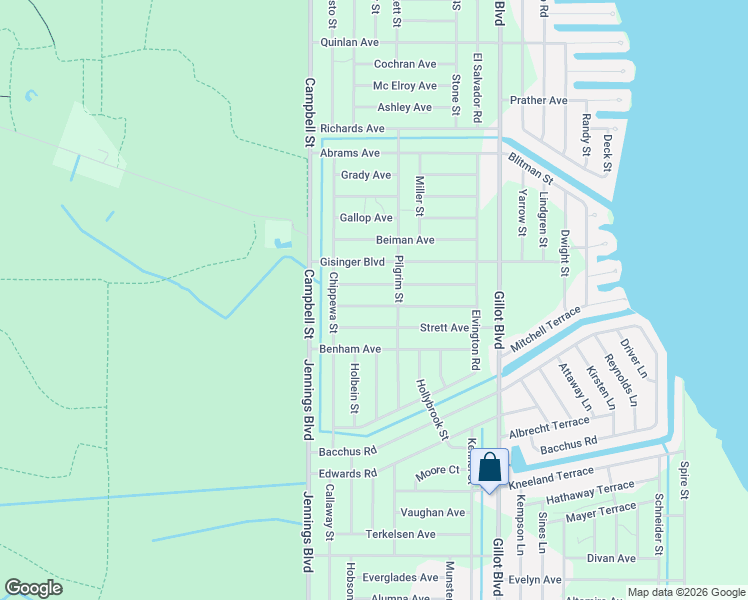 map of restaurants, bars, coffee shops, grocery stores, and more near 12092 Conroy Avenue in Port Charlotte