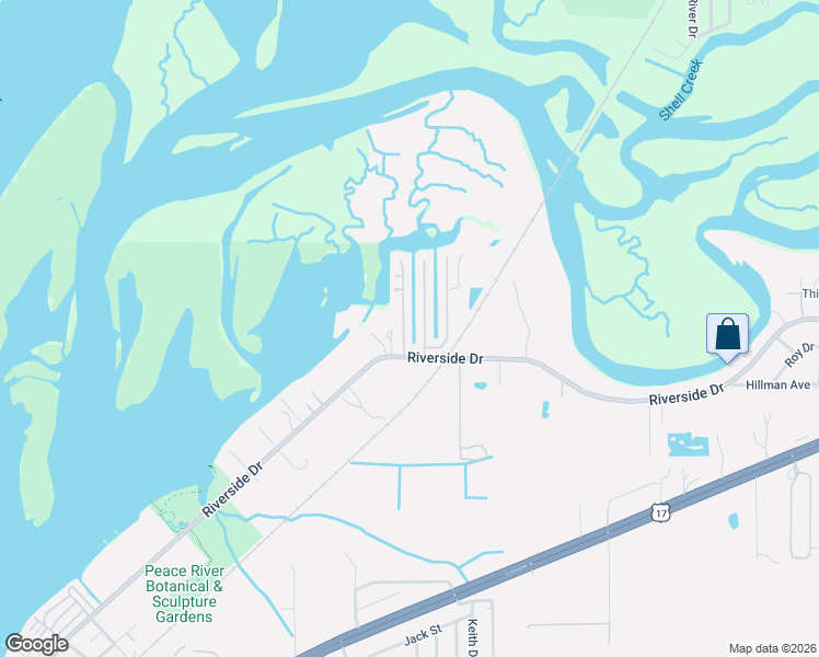 map of restaurants, bars, coffee shops, grocery stores, and more near 3009 Sunny Harbor Drive in Punta Gorda