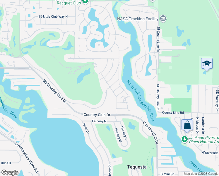 map of restaurants, bars, coffee shops, grocery stores, and more near 4 Southeast Turtle Creek Drive in Tequesta