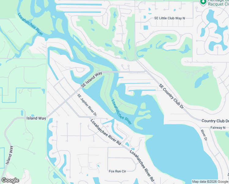 map of restaurants, bars, coffee shops, grocery stores, and more near 9186 Southeast River Terrace in Jupiter