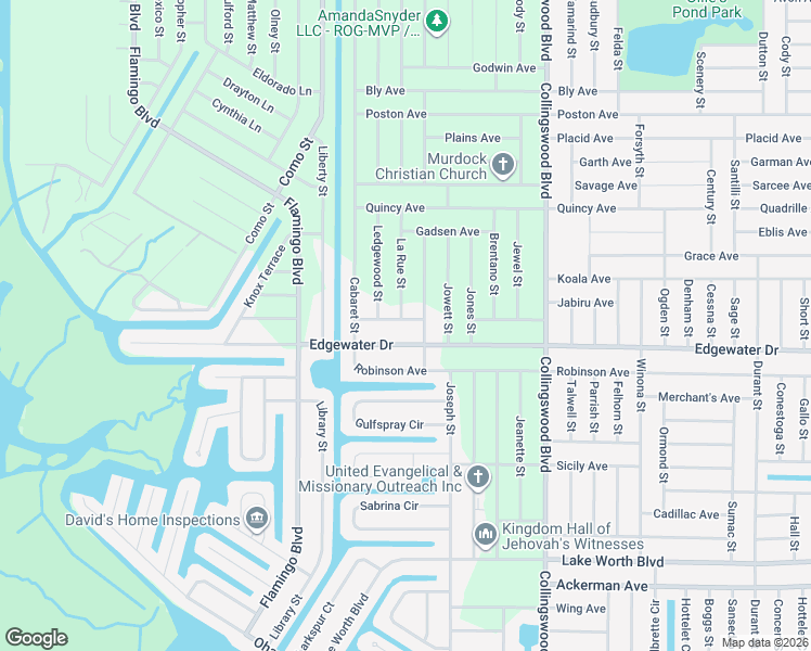map of restaurants, bars, coffee shops, grocery stores, and more near 17365 Holmes Avenue in Port Charlotte