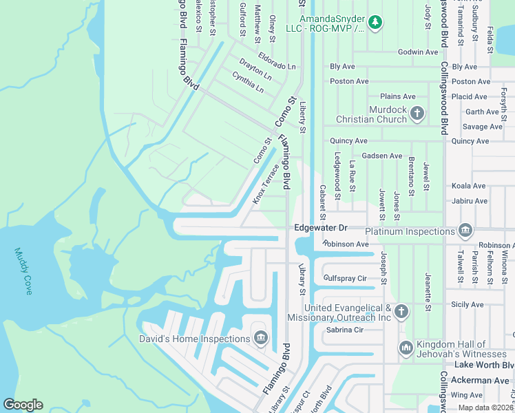 map of restaurants, bars, coffee shops, grocery stores, and more near 3512 Knox Terrace in Port Charlotte