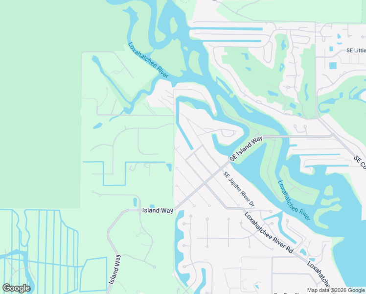 map of restaurants, bars, coffee shops, grocery stores, and more near 18907 Southeast Loxahatchee River Road in Jupiter