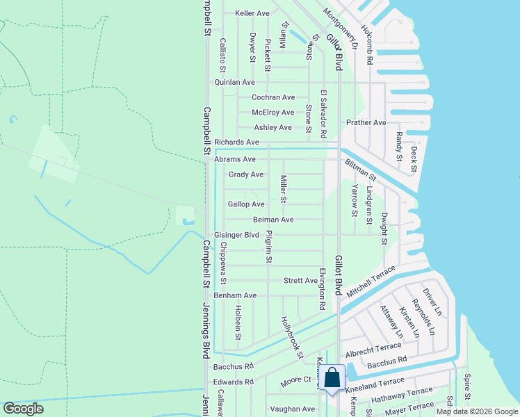 map of restaurants, bars, coffee shops, grocery stores, and more near 12093 Gallop Avenue in Port Charlotte