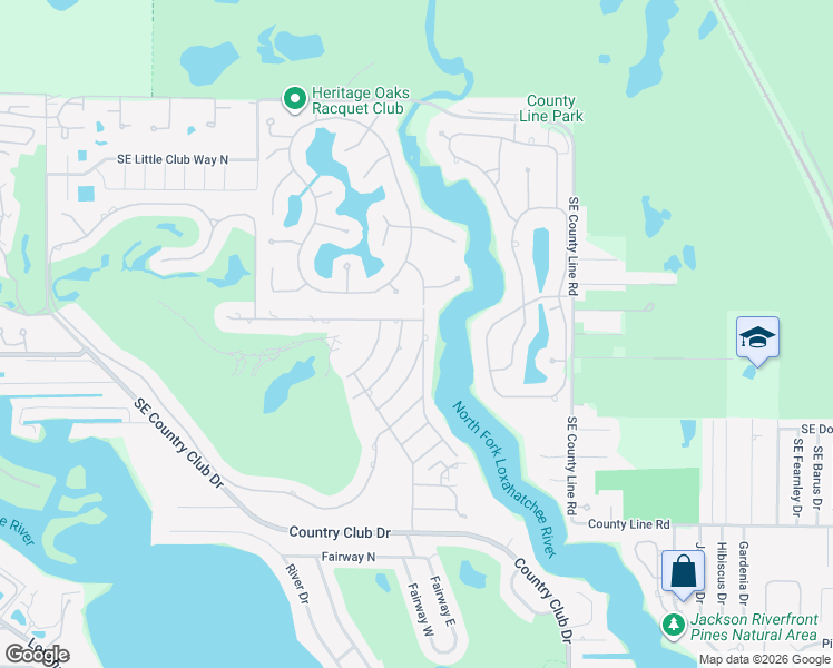 map of restaurants, bars, coffee shops, grocery stores, and more near 38 Saddleback Road in Tequesta