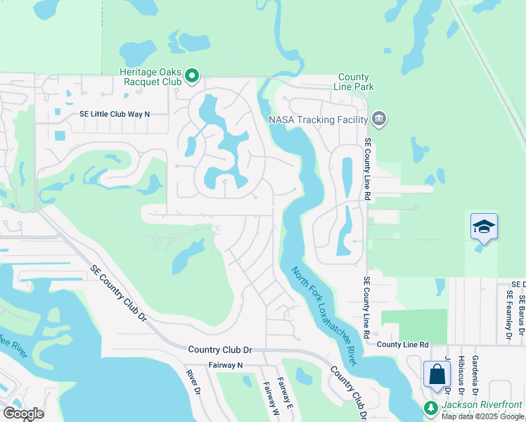 map of restaurants, bars, coffee shops, grocery stores, and more near 38 Saddleback Road in Tequesta