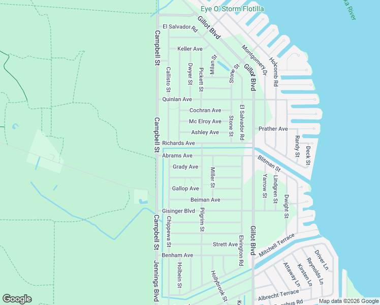 map of restaurants, bars, coffee shops, grocery stores, and more near 12092 Abrams Avenue in Port Charlotte