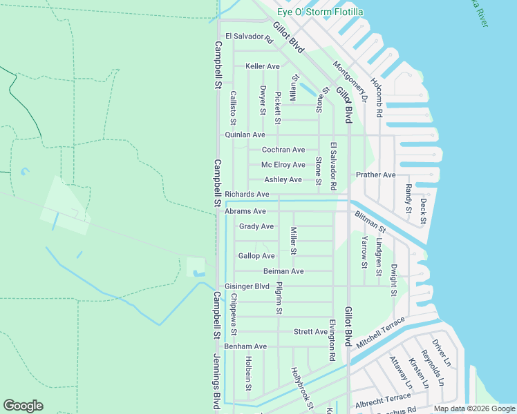 map of restaurants, bars, coffee shops, grocery stores, and more near 12092 Abrams Avenue in Port Charlotte