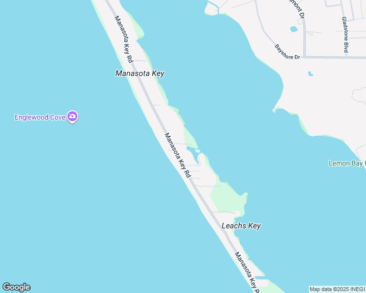 map of restaurants, bars, coffee shops, grocery stores, and more near 7285 Manasota Key Road in Englewood