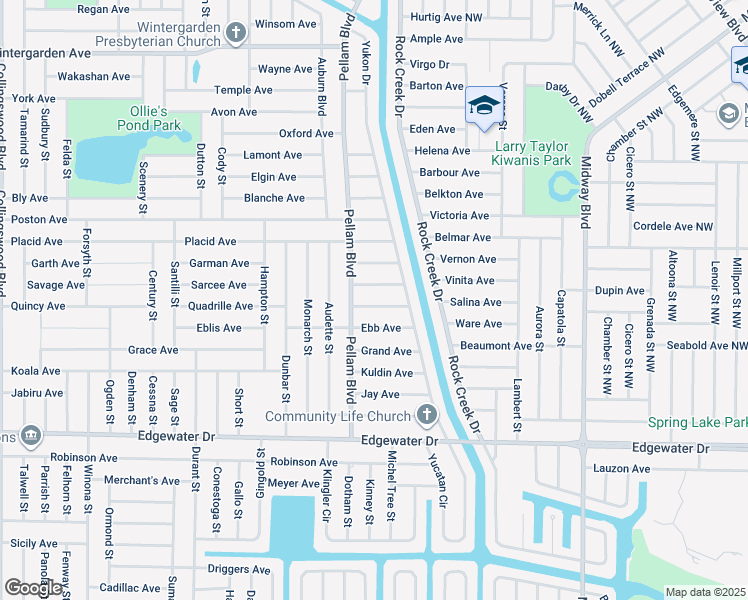 map of restaurants, bars, coffee shops, grocery stores, and more near 18520 Quaint Avenue in Port Charlotte