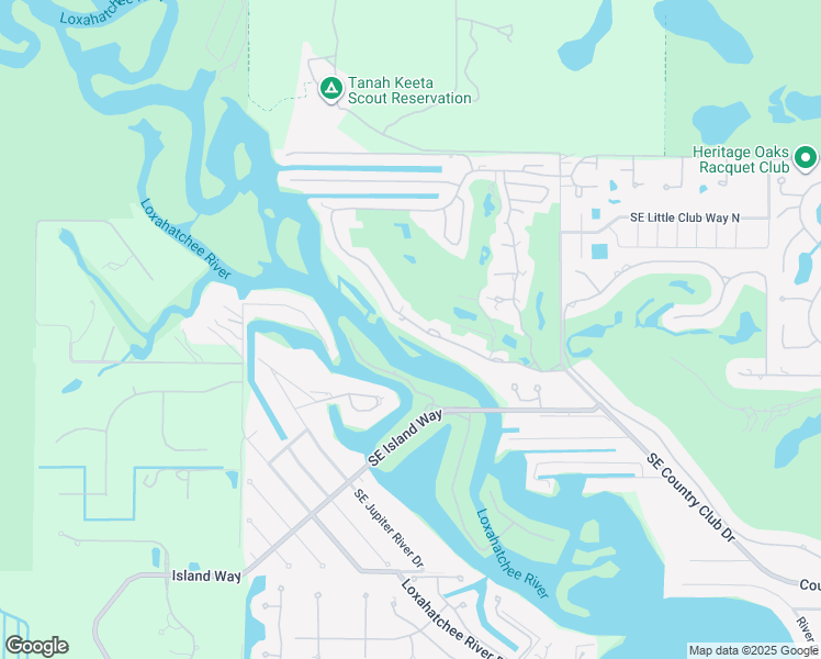 map of restaurants, bars, coffee shops, grocery stores, and more near 9140 Southeast Riverfront Terrace in Tequesta