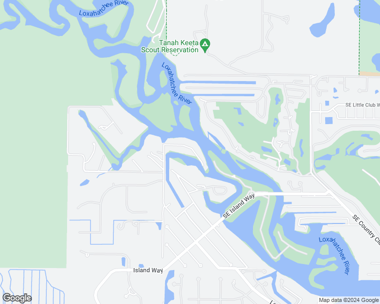 map of restaurants, bars, coffee shops, grocery stores, and more near 8568 Southeast Merritt Way in Jupiter