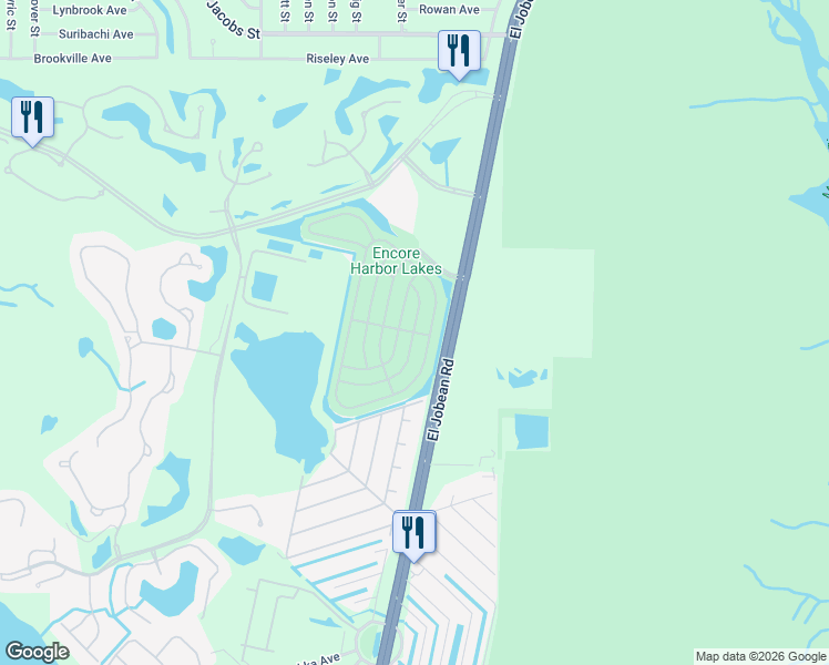map of restaurants, bars, coffee shops, grocery stores, and more near Daytona Drive in Port Charlotte