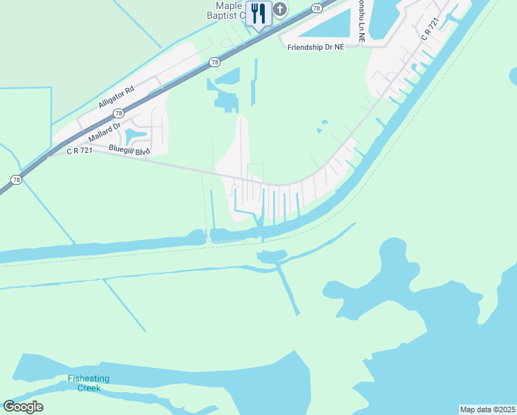 map of restaurants, bars, coffee shops, grocery stores, and more near 1069 Marina Lane in Moore Haven