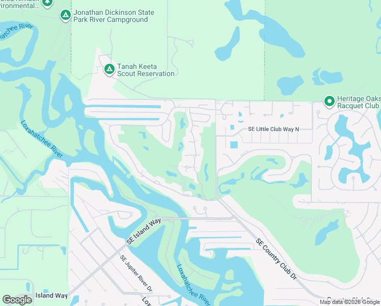 map of restaurants, bars, coffee shops, grocery stores, and more near 18510 Southeast Wood Haven Lane in Jupiter