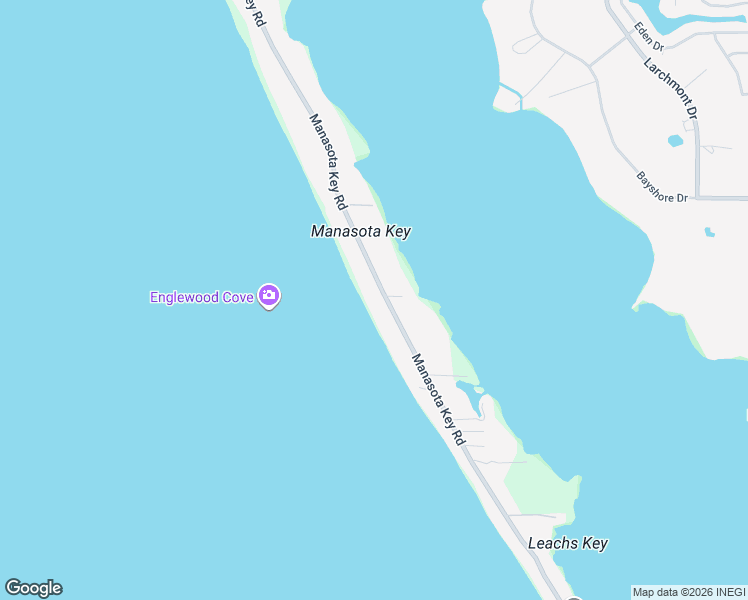 map of restaurants, bars, coffee shops, grocery stores, and more near 7430 Manasota Key Road in Englewood