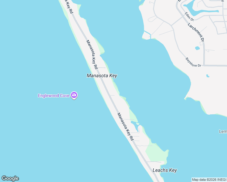 map of restaurants, bars, coffee shops, grocery stores, and more near 7485 Manasota Key Road in Englewood
