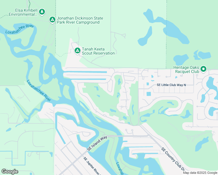map of restaurants, bars, coffee shops, grocery stores, and more near 18254 Southeast Fairview Circle in Tequesta