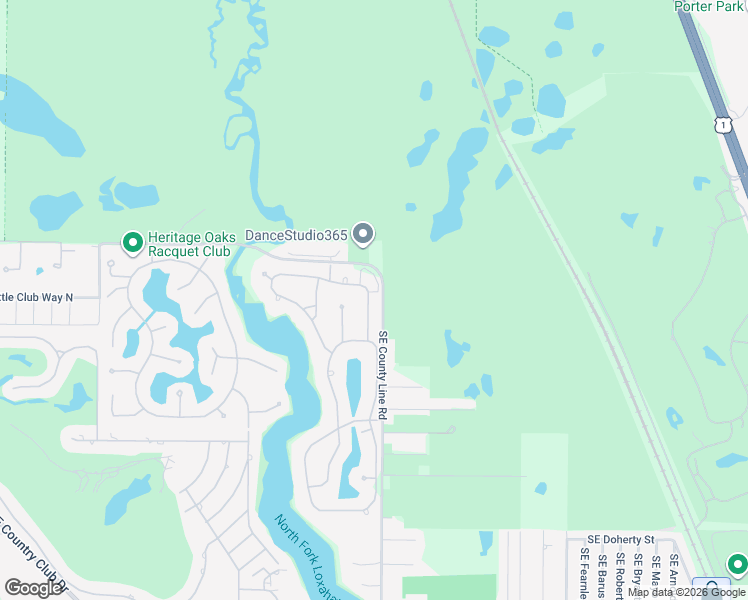 map of restaurants, bars, coffee shops, grocery stores, and more near 18257 Southeast Ridgeview Drive in Jupiter