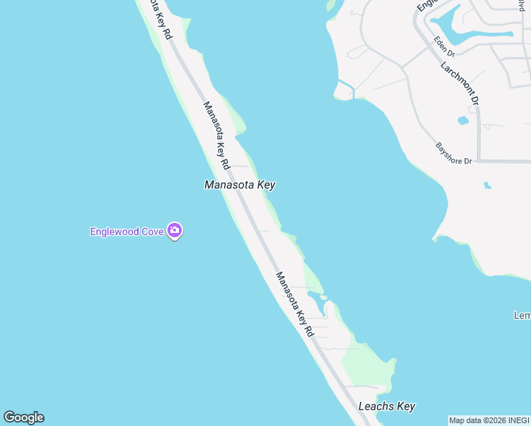 map of restaurants, bars, coffee shops, grocery stores, and more near 7485 Manasota Key Road in Englewood