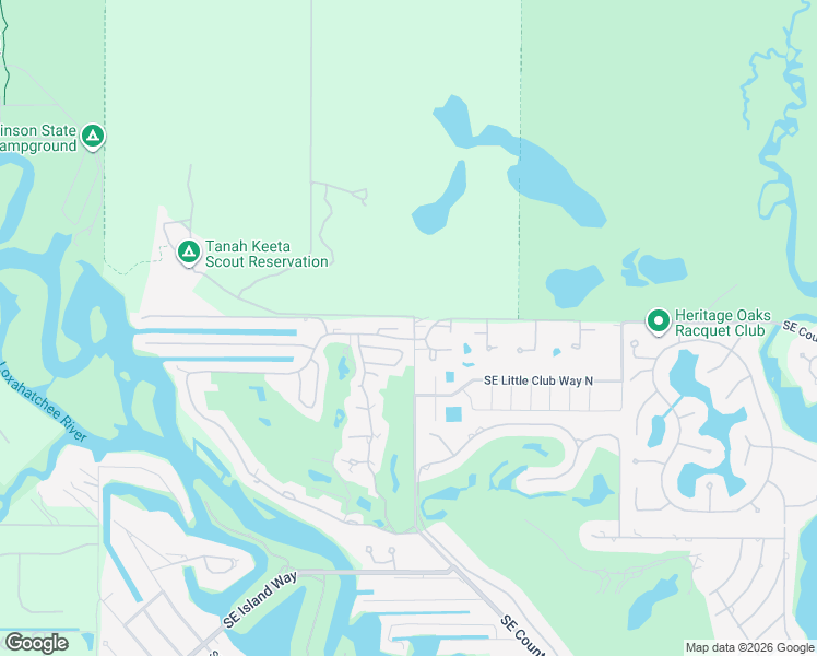 map of restaurants, bars, coffee shops, grocery stores, and more near 9237 Southeast Woods End Place in Tequesta