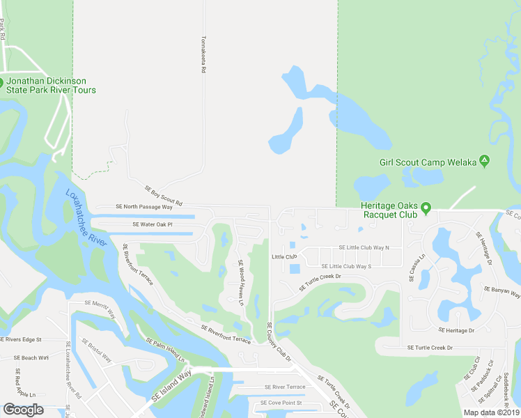 map of restaurants, bars, coffee shops, grocery stores, and more near 9237 Southeast Woods End Place in Tequesta