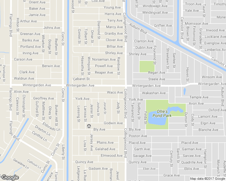 map of restaurants, bars, coffee shops, grocery stores, and more near 17476 Waco Avenue in Port Charlotte