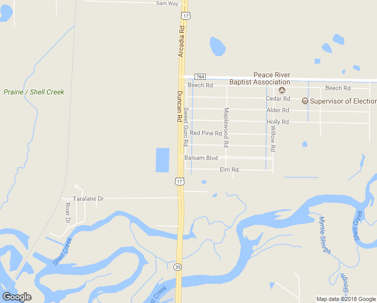 map of restaurants, bars, coffee shops, grocery stores, and more near 30018 Balsam Boulevard in Punta Gorda