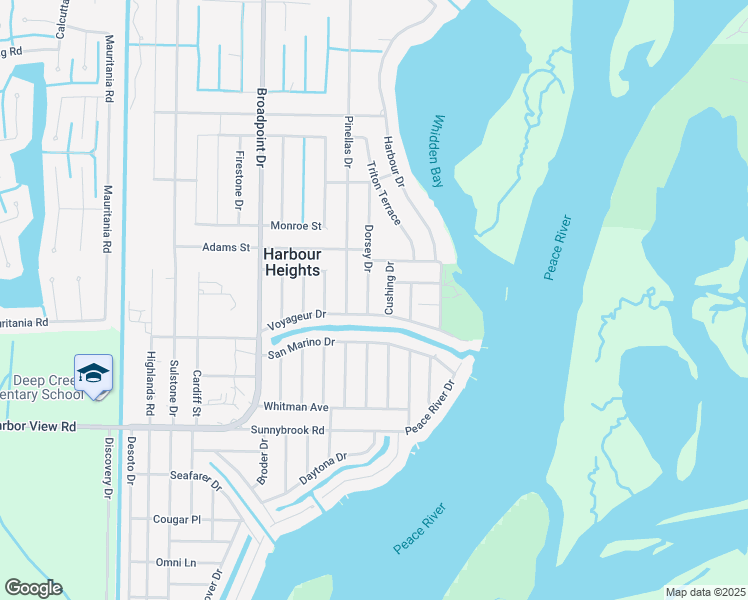 map of restaurants, bars, coffee shops, grocery stores, and more near 2478 Dorsey Drive in Punta Gorda