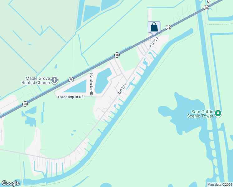 map of restaurants, bars, coffee shops, grocery stores, and more near 2700 C R 721 in Moore Haven