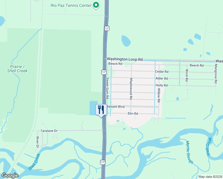 map of restaurants, bars, coffee shops, grocery stores, and more near 30018 Red Pine Road in Punta Gorda