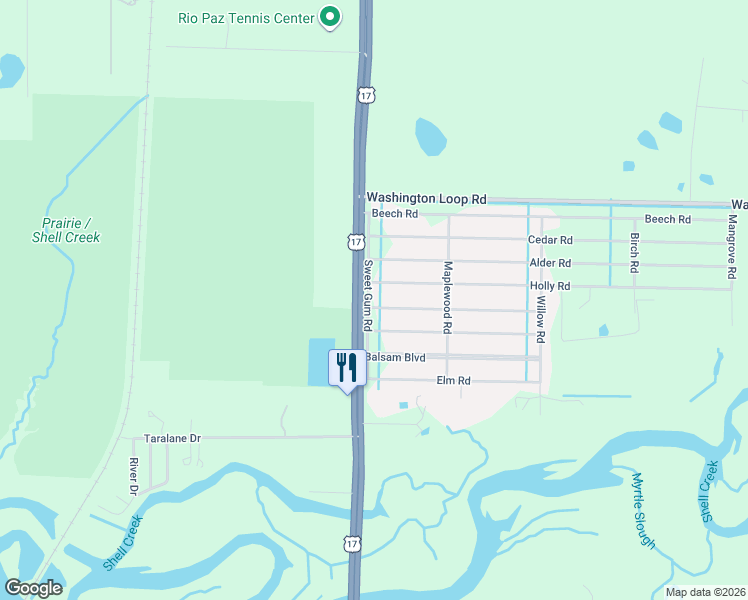 map of restaurants, bars, coffee shops, grocery stores, and more near 30018 Red Pine Road in Punta Gorda