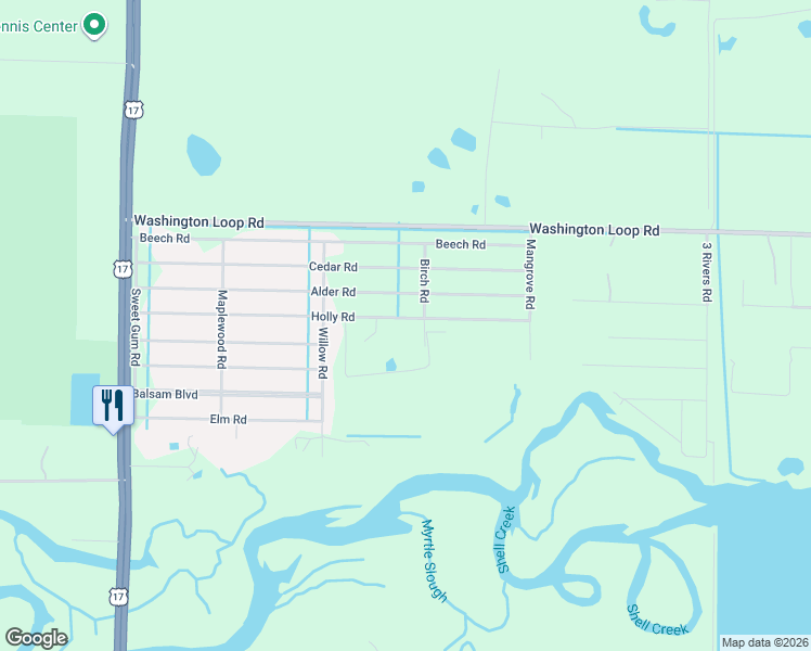 map of restaurants, bars, coffee shops, grocery stores, and more near 30361 Holly Road in Punta Gorda