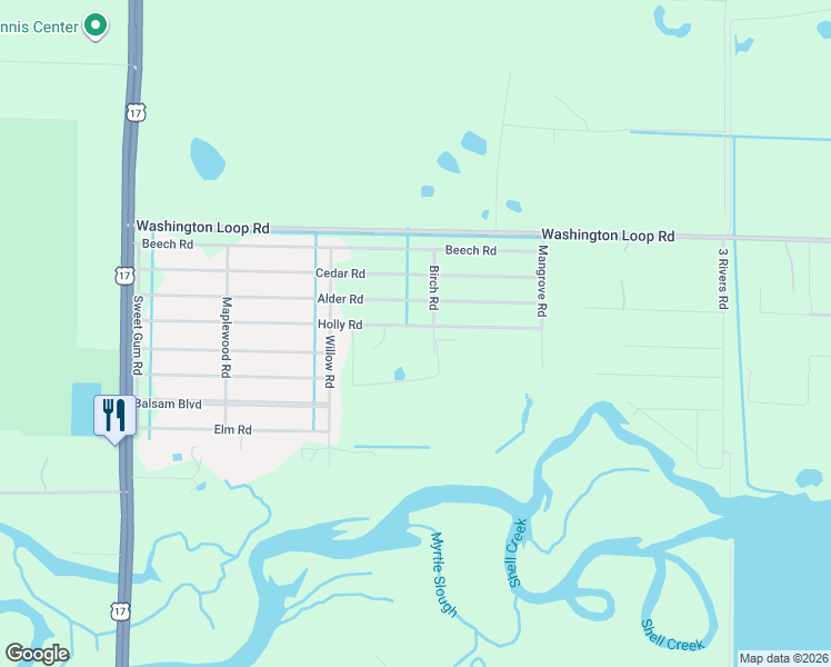 map of restaurants, bars, coffee shops, grocery stores, and more near 30361 Holly Road in Punta Gorda