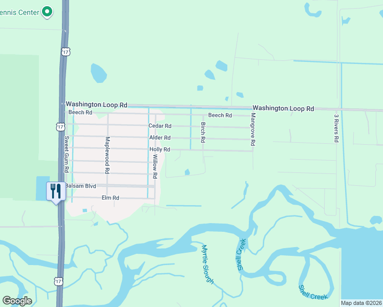 map of restaurants, bars, coffee shops, grocery stores, and more near 30361 Holly Road in Punta Gorda
