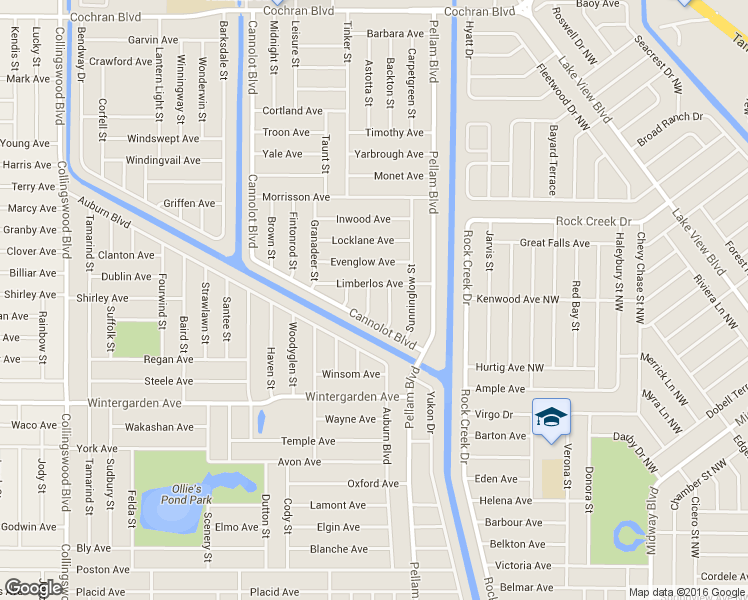map of restaurants, bars, coffee shops, grocery stores, and more near 2394 Alvet Street in Port Charlotte