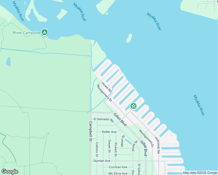 map of restaurants, bars, coffee shops, grocery stores, and more near 2434 Risken Terrace in Port Charlotte