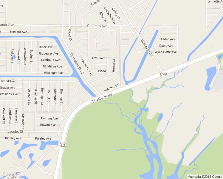 map of restaurants, bars, coffee shops, grocery stores, and more near 2318 Gramercy Street in Port Charlotte