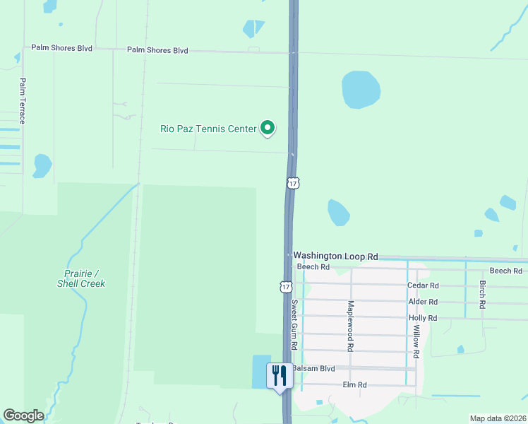 map of restaurants, bars, coffee shops, grocery stores, and more near 2171 Duncan Road in Punta Gorda