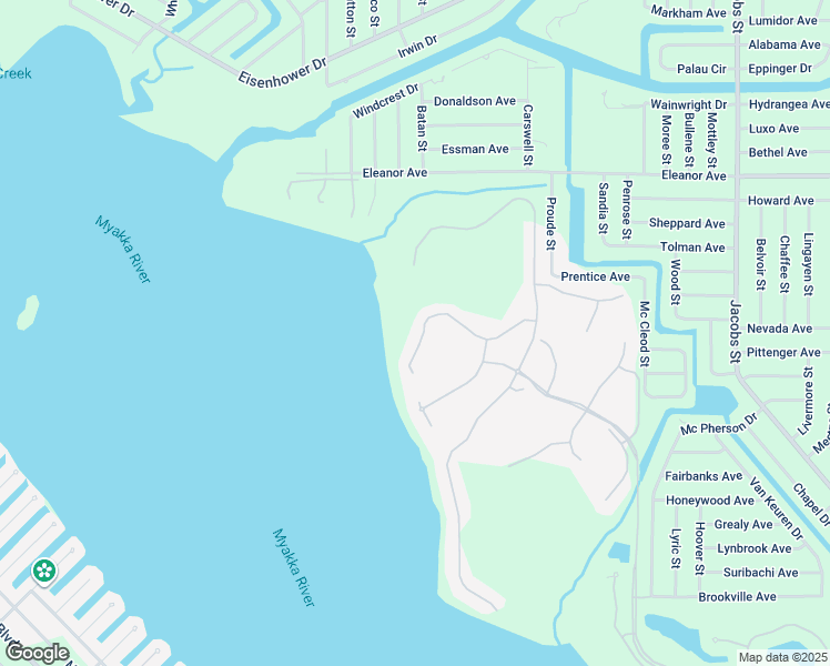 map of restaurants, bars, coffee shops, grocery stores, and more near 12993 North Marsh Drive in Port Charlotte