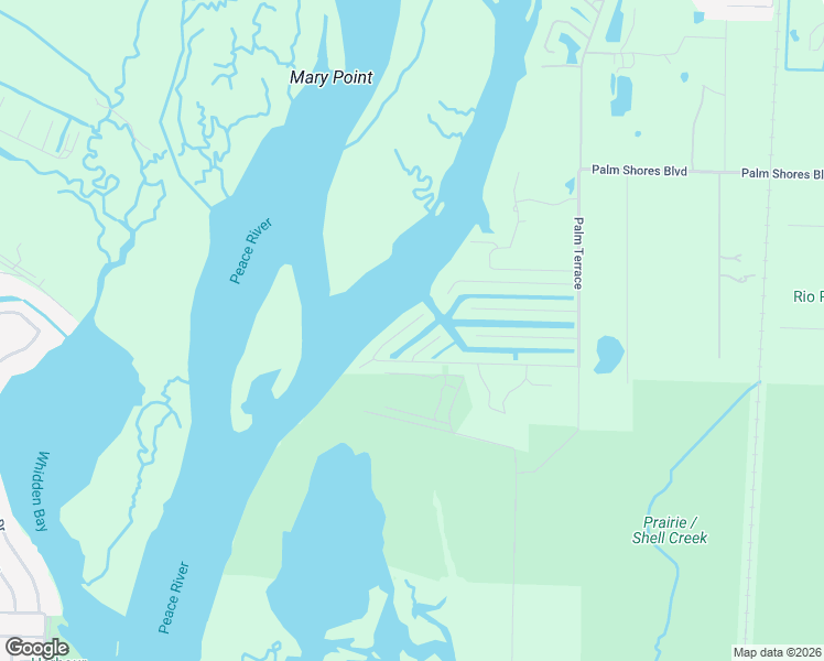map of restaurants, bars, coffee shops, grocery stores, and more near 2028 River Basin Terrace in Punta Gorda