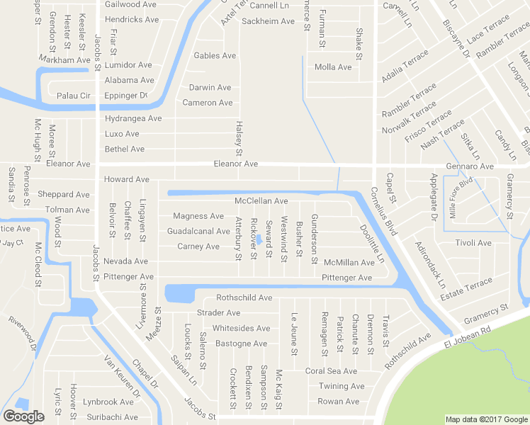 map of restaurants, bars, coffee shops, grocery stores, and more near 2099 Seward Street in Port Charlotte