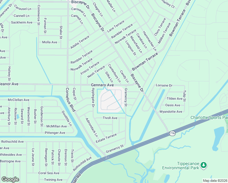 map of restaurants, bars, coffee shops, grocery stores, and more near 15388 Mille Fiore Boulevard in Port Charlotte