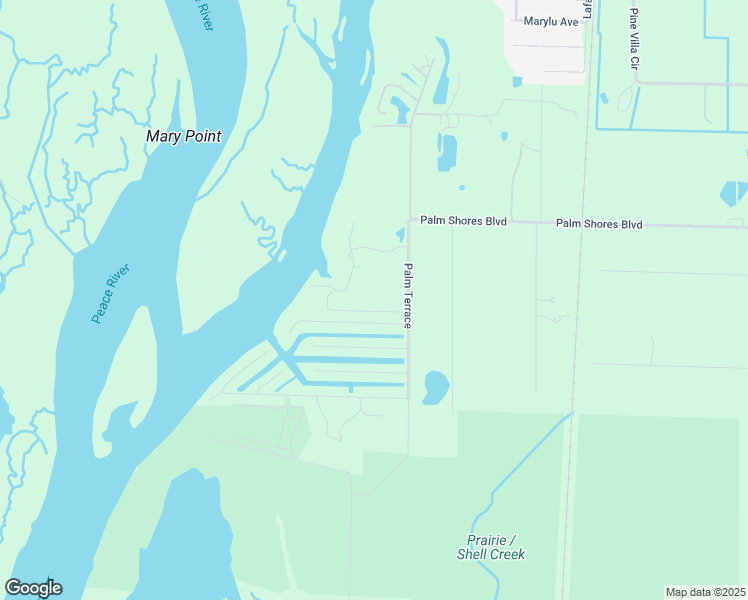 map of restaurants, bars, coffee shops, grocery stores, and more near 28976 Gin Lane in Punta Gorda