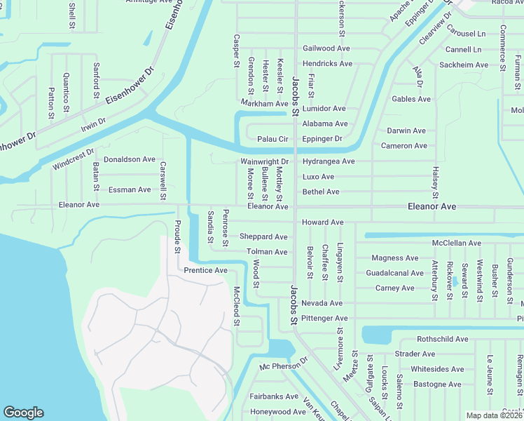 map of restaurants, bars, coffee shops, grocery stores, and more near 13460 Howard Avenue in Port Charlotte