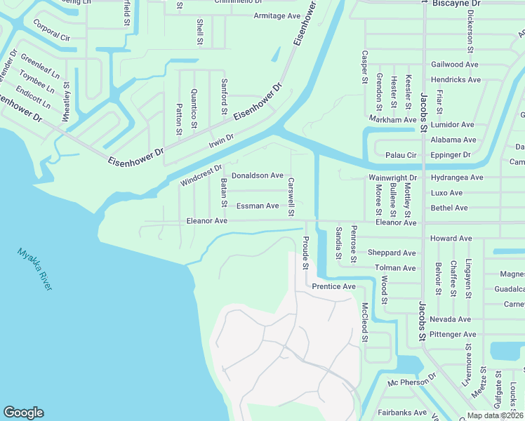 map of restaurants, bars, coffee shops, grocery stores, and more near 13211 Essman Avenue in Port Charlotte