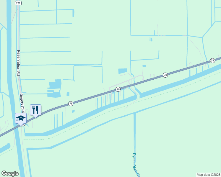 map of restaurants, bars, coffee shops, grocery stores, and more near 841 Florida 78 in Okeechobee