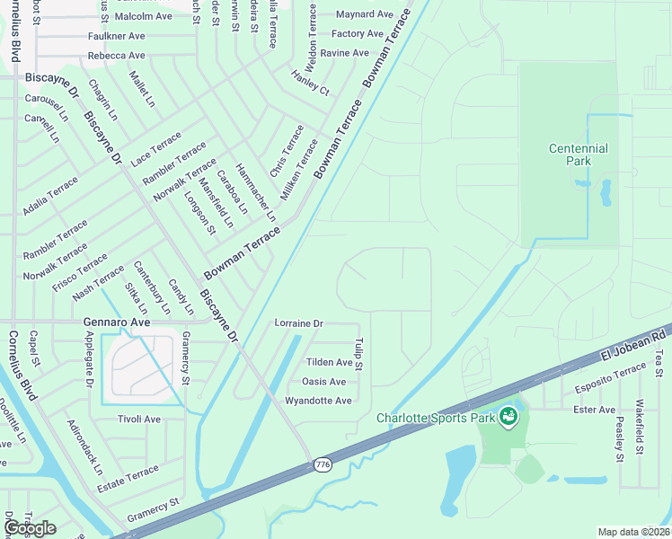 map of restaurants, bars, coffee shops, grocery stores, and more near Trembly Ave in Port Charlotte