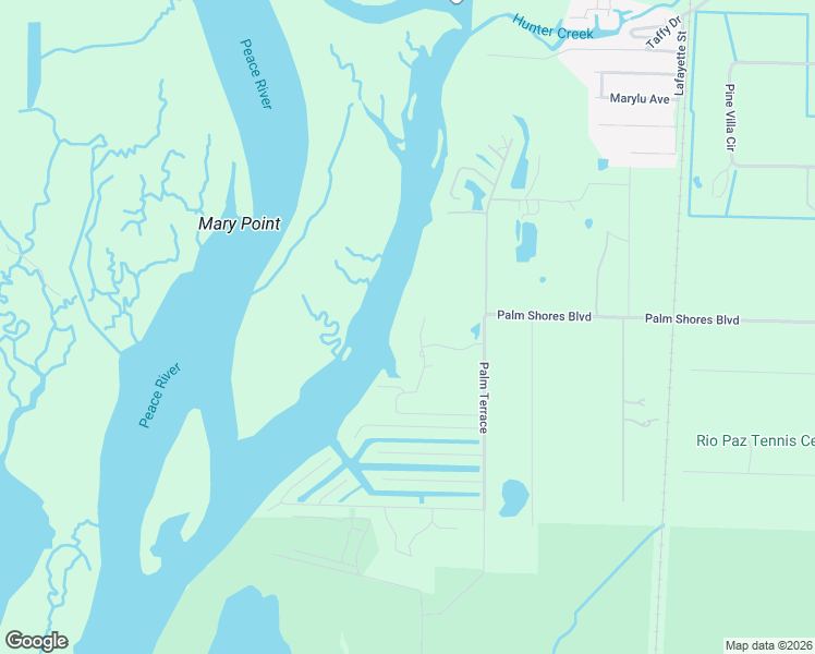 map of restaurants, bars, coffee shops, grocery stores, and more near 2009 Treasure Lane in Punta Gorda
