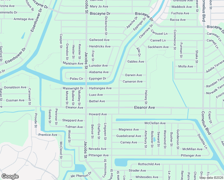 map of restaurants, bars, coffee shops, grocery stores, and more near 14129 Hydrangea Avenue in Port Charlotte